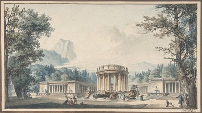 Projekt für eine Festdekoration von Louis Pierre Baltard