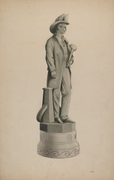 Statue, 1935-1942 von Louis Plogsted
