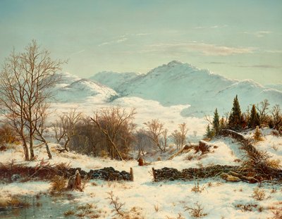 Winterszene von Louis Remy Mignot