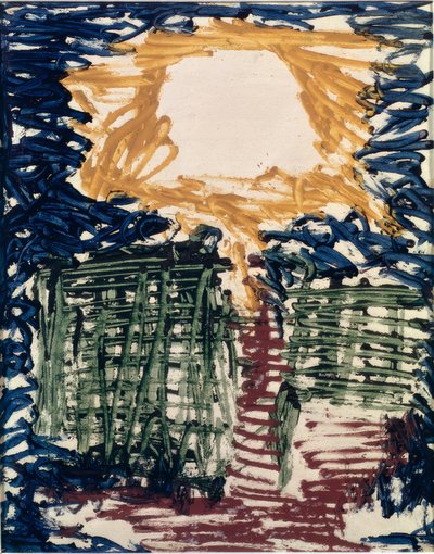 Stuhllehnen von Louis Soutter