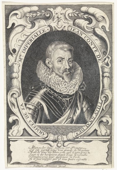 Porträt von Johann Tserclaes, Graf von Tilly von Louis Spirinx