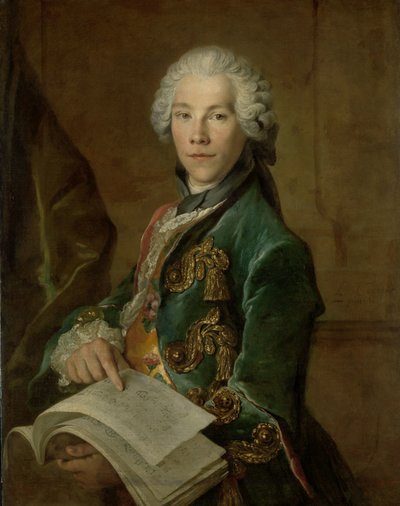 Porträt von Arnoldus van Rijneveld von Louis Tocqué