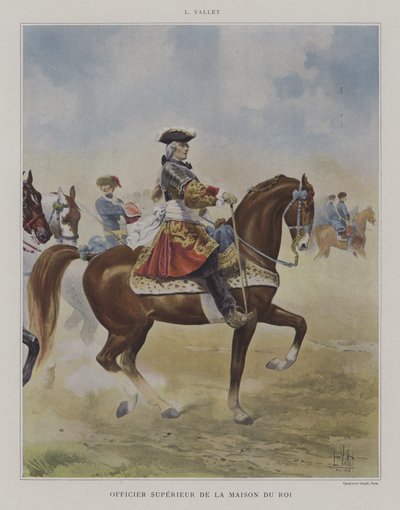 Oberoffizier des Königshauses von Louis Vallet