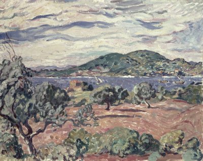 Bucht von Antheor, ca. 1906-07 von Louis Valtat