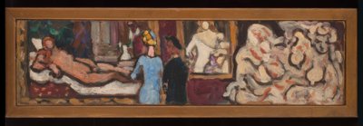 Studien zu Tizians Venus von Urbino und zur Flora, entstanden während der Ausstellung "Italienische Kunst" im Petit Palais von Louis Valtat