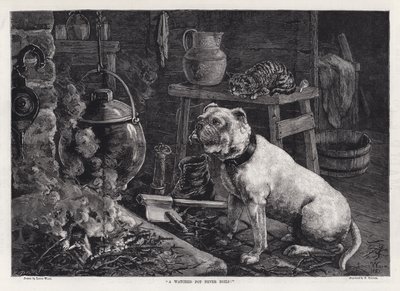 "Ein beobachteter Topf kocht nie!" von Louis Wain