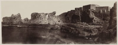 Kaalat el Athlit, Syrien, Ansicht von der Meerseite von Louis de Clercq