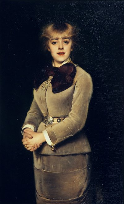 Porträt der Schauspielerin Jeanne Samary, 1879 von Louise Abbéma