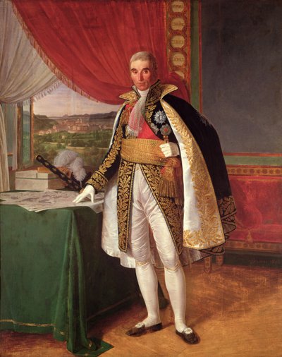 Marschall André Masséna (1758-1817) Herzog von Rivoli, 1814 von Louise Marie Jeanne Hersent