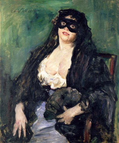 Die schwarze Maske von Lovis  Corinth