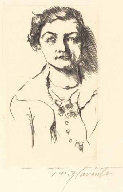 Bildnis einer Jungen Dame - Anneliese Halbe von Lovis Corinth