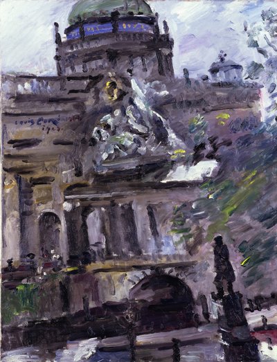 Das Berliner Schloss von der Darmstädter Bank aus von Lovis Corinth