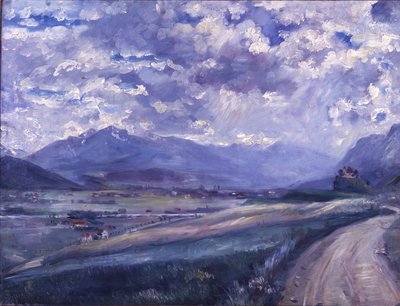 Das Inntal bei Thaur, Innsbruck von Lovis Corinth
