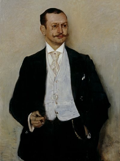 Der Maler Carl Strathmann von Lovis Corinth