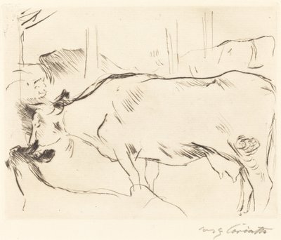Kuhstall II von Lovis Corinth