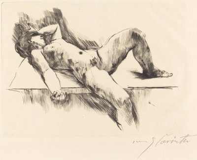 Liegender weiblicher Akt III, 1913 von Lovis Corinth