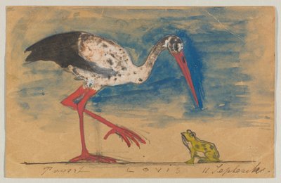 Lovis Corinth an Carl Strathmann: Postkarte, Poststempel 10. September 1899 von Lovis Corinth