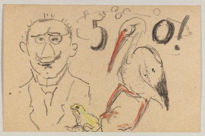 Lovis Corinth an Carl Strathmann: Postkarte, Poststempel 11. September 1916 von Lovis Corinth