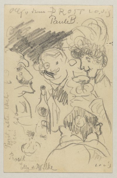 Lovis Corinth an Carl Strathmann: Postkarte, Poststempel 23. September 1905 von Lovis Corinth