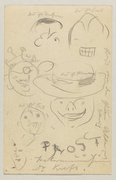 Lovis Corinth an Carl Strathmann: Postkarte, Poststempel 27. März 1905 von Lovis Corinth