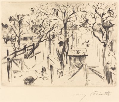 Obstgarten im Herbst von Lovis Corinth
