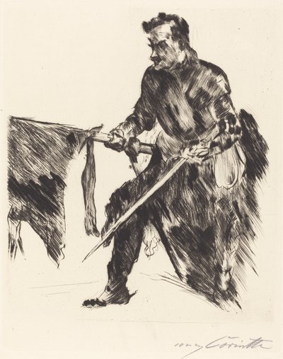 Rudolf Rittner als Florian Geyer, 1914 von Lovis Corinth