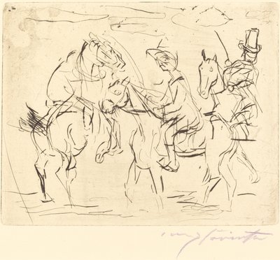 Sonntagsreiter von Lovis Corinth