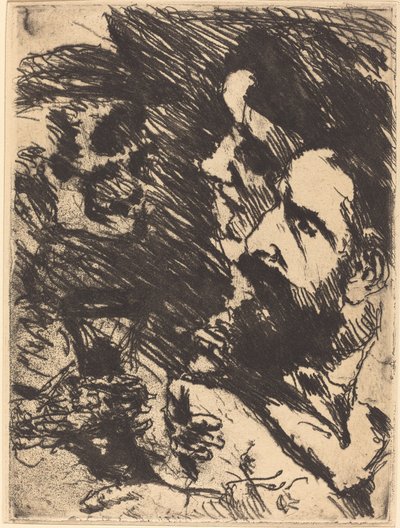 Tod bei Strucks von Lovis Corinth