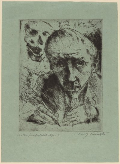 Tod und Künstler von Lovis Corinth