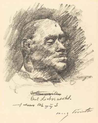 Totenmaske Liebknechts, 1920 von Lovis Corinth
