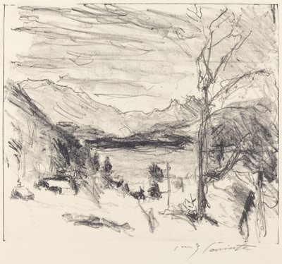 Walchensee im Nebel von Lovis Corinth