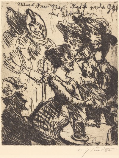 Was der Blitz! Das ist ja die Gustel von Blasewitz, 1923 von Lovis Corinth