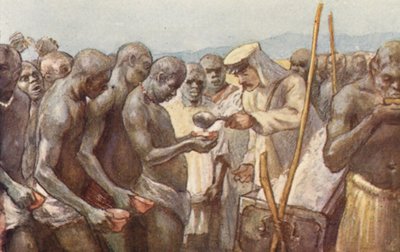 Illustration für das Leben von H.M. Stanley von Lowes Dalbiac Luard