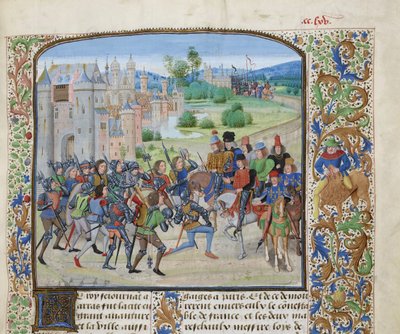Rückkehr von Karl VI. nach Paris, ca. 1470-1475 von Loyset Liedet