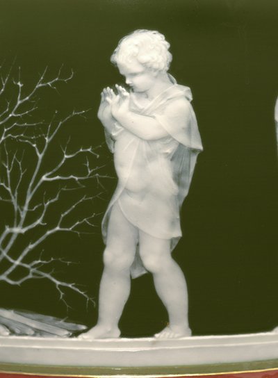 Detail von einem Paar Vasen, 