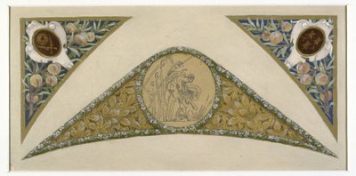 Skizze für die Festtreppe im Pariser Rathaus: Skorpion, ca. 1888 -1898 von Luc Oliver Merson