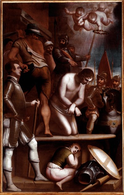 Die Kreuzabnahme des heiligen Georg von Luca Cambiaso