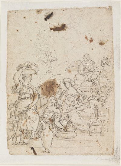 Geburt der Jungfrau von Luca Giordano