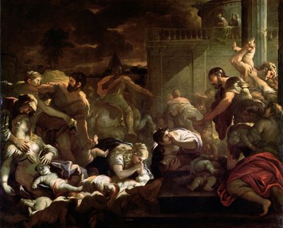 Massaker der Unschuldigen von Luca Giordano