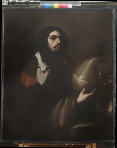 Selbstporträt als Chemiker oder Alchemist von Luca Giordano