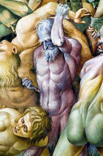 Verdammte in der Hölle, aus dem Freskozyklus Jüngstes Gericht von Luca Signorelli