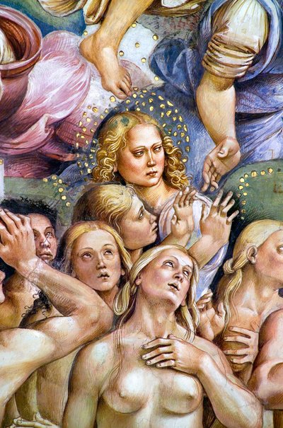 Auserwählte, aus dem Freskenzyklus Jüngstes Gericht von Luca Signorelli