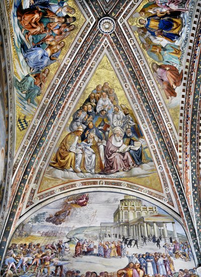 Märtyrer, Patriarchen, Kirchenlehrer und Jungfrauen von Luca Signorelli