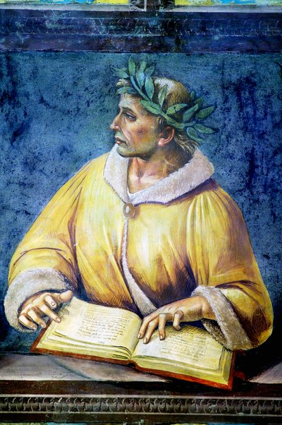 Vergil, Porträt aus dem Zyklus Berühmte Personen von Luca Signorelli