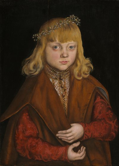 Ein Prinz von Sachsen, ca. 1517 von Lucas Cranach the Elder