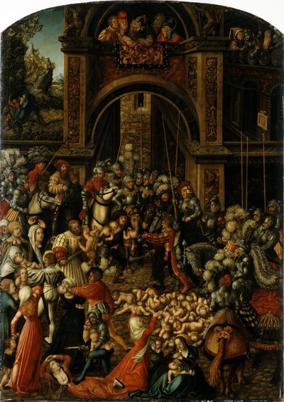 Bethlehemitischer Kindermord von Lucas Cranach the Elder
