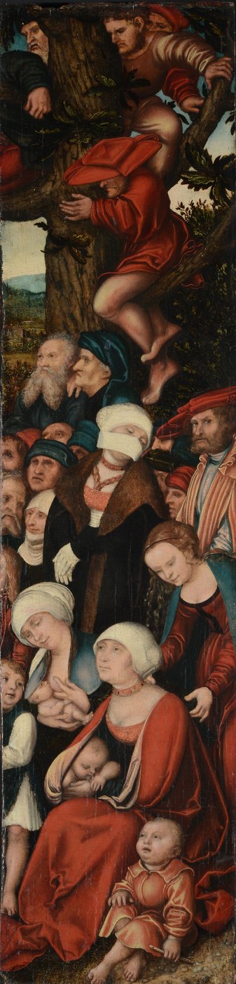 Die Predigt Johannes des Täufers von Lucas Cranach the Elder
