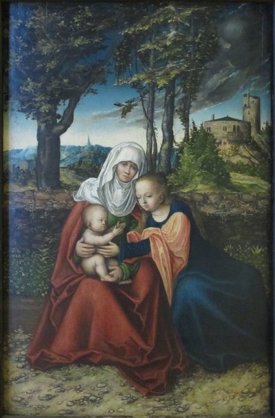 Hl. Anna Selbdritt Madonna und Kind mit der heiligen Anna von Lucas Cranach the Elder