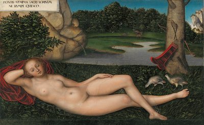Quellnymphe von Lucas Cranach the Elder