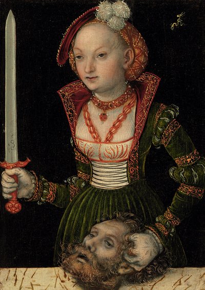 Judith mit dem Haupt des Holofernes von Lucas Cranach the Elder